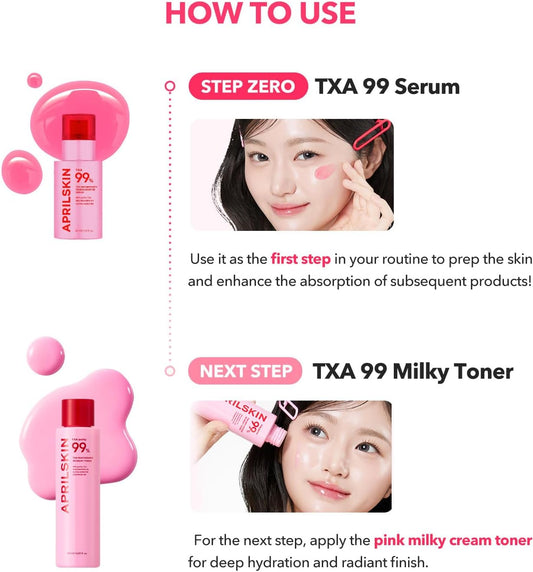 April Skin TXA Niacinamide Toning Shot 99 Spicule Facial Serum