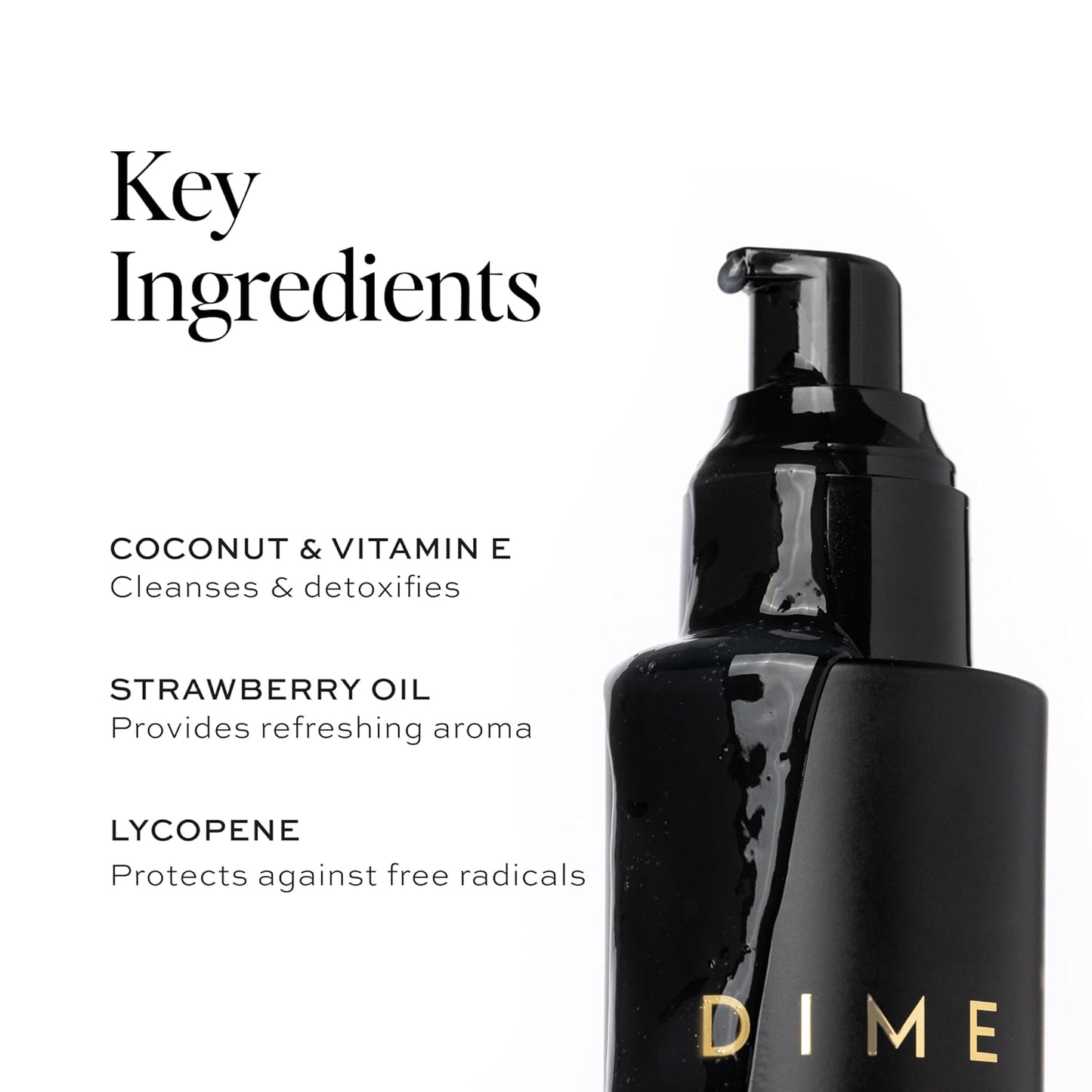 Dime Beauty Gentle Jelly Cleanser, Hydrating Facial Cleanser and Makeup Remover