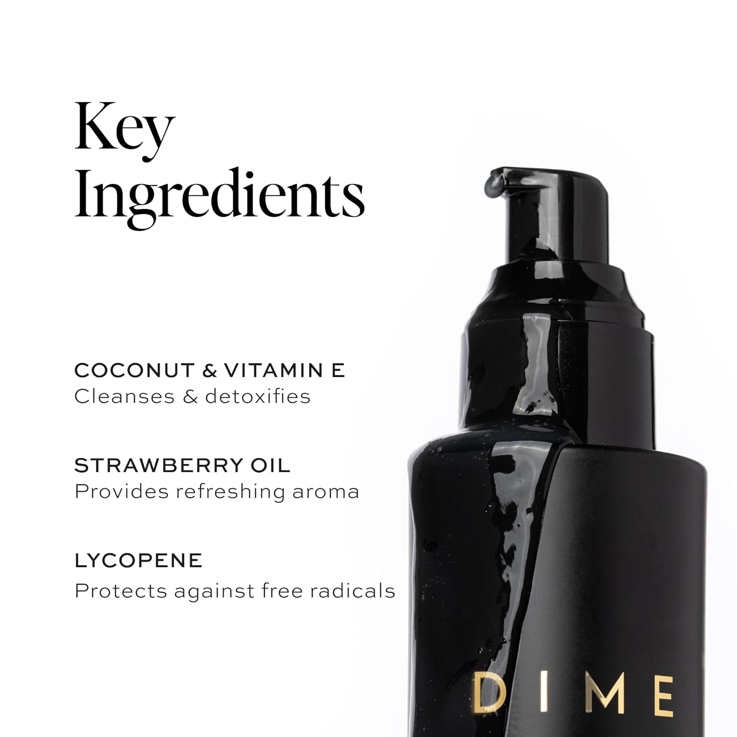 Dime Beauty Gentle Jelly Cleanser, Hydrating Facial Cleanser and Makeup Remover