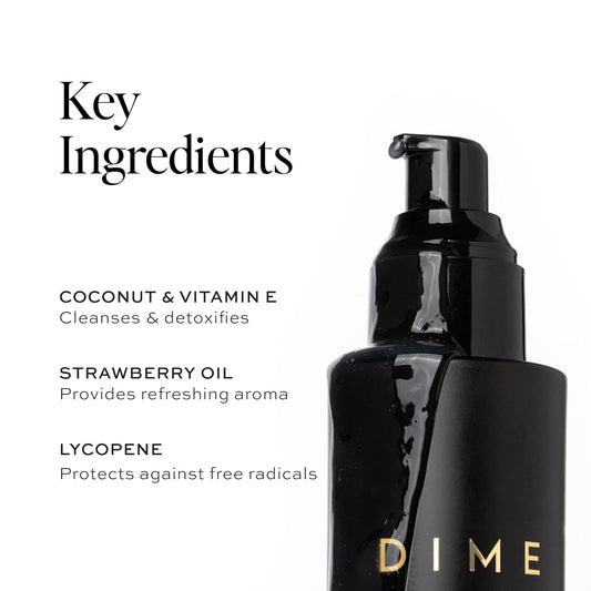Dime Beauty Gentle Jelly Cleanser, Hydrating Facial Cleanser and Makeup Remover