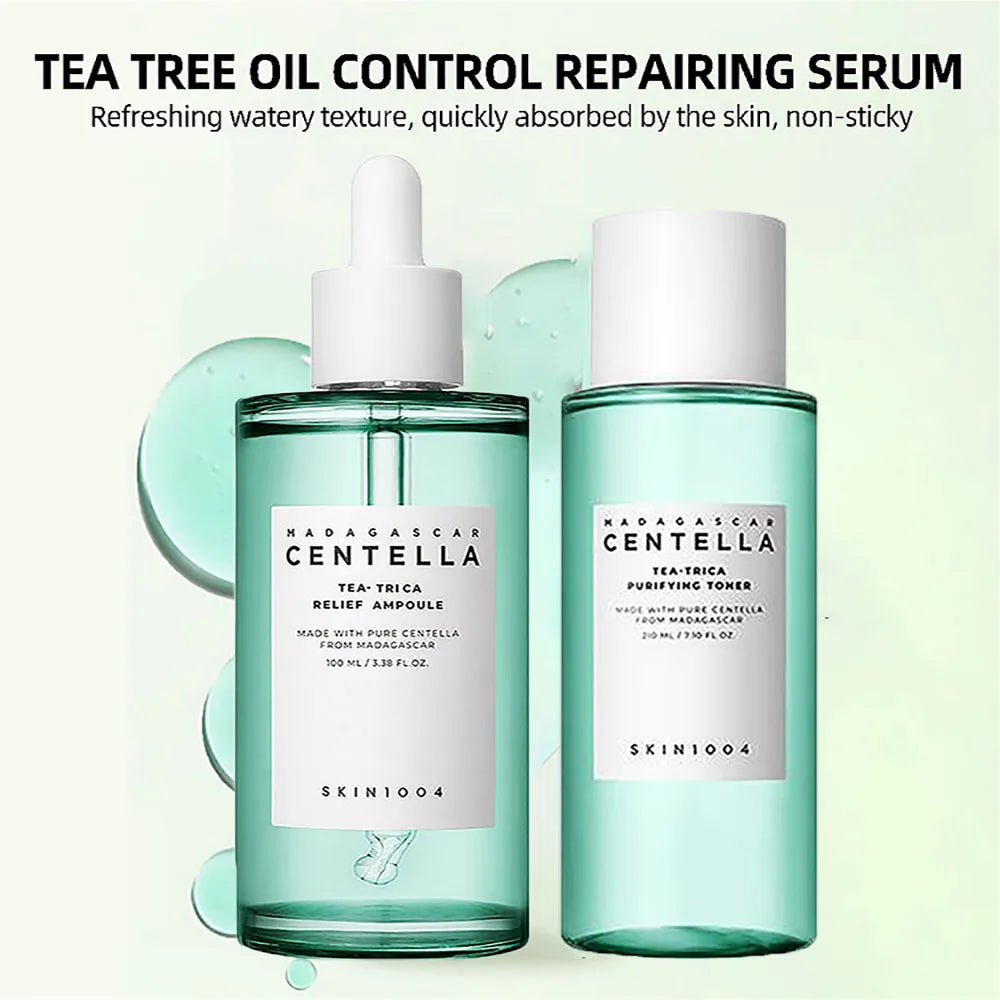 Madagascar Centella Tea-Trica Soothing Ampoule Essence Tea Tree Toner